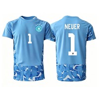 Tyskland Manuel Neuer #1 Målvakt Bortatröja VM 2026 Korta ärmar